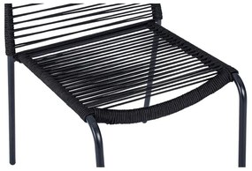 Set 4 scaune negre Kai și masă Thor - Bonami Essentials