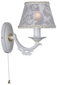 Aplica de perete design italian din alama cu metal alb 9630