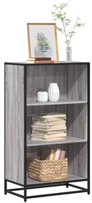 vidaXL Bibliotecă, gri sonoma, 60x35x107,5 cm, lemn prelucrat