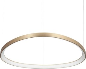 Lustra LED suspendata design circular GEMINI SP D081 ON-OFF OTTONE 4000K
