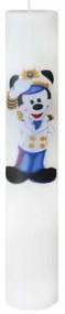 Lumanare Botez Marinarul Mickey 4,5 cm, 40 cm