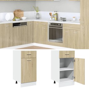vidaXL Dulap inferior cu sertar “Lyon”, stejar Sonoma, 40x46x81,5 cm