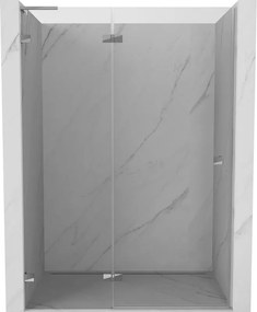 Mexen Lunar L ușă de duș batantă stânga 135 cm, transparent, crom - 834L-135-000-01-00-L