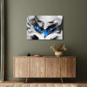 Tablou cu portretul femeii cu pietre (90x60 cm)