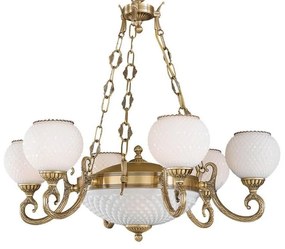 Candelabru din alama 6+2L design italian 8450