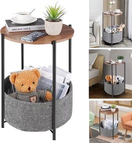 Masuta rotunda cu cos depozitare 60 cm