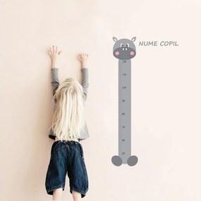 Sticker perete Grow up Hipopotam