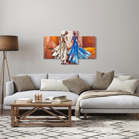 Tablou - Dansatoare, pictură în ulei (90x60 cm)