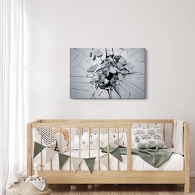 Tablou abstracție 3D (90x60 cm)