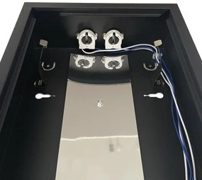 Corp de iluminat fluorescent 2xG13/18W/230V negru 120 cm