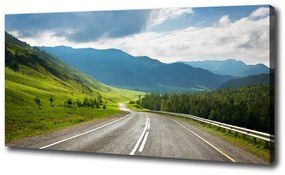 Tablou pe pânză canvas Drumul în munți