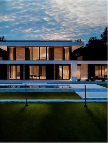 Stalp LED iluminat exterior modern IP65 PIPE H-65,5cm negru
