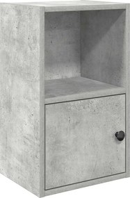 vidaXL Bibliotecă, gri beton, 31x24x52 cm, lemn prelucrat