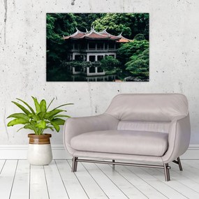 Tablou cu grădina japoneză națională (90x60 cm)