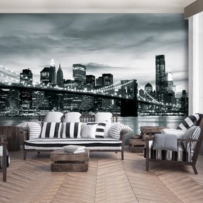 Fototapet - New York și podul Brooklin (152,5x104 cm)