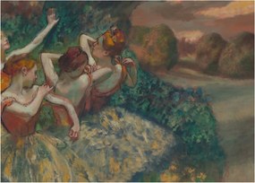 Tablou - Edgar Degas, Four Dancers, reproducere (70x50 cm)