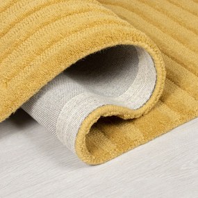 Covor din lână Flair Rugs Zen Garden 160 x 230 cm, galben
