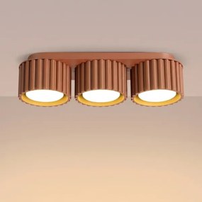 Sollux SL.2632 - Spot AURA 3xGX53/10W/230V portocaliu