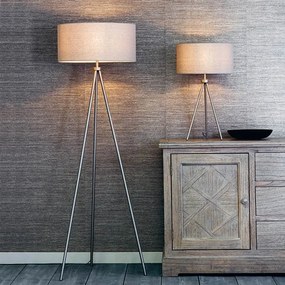 Endon 66987 - Lampă de podea TRI 1xE27/60W/230V, bej