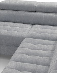 Colțar extensibil Nardo L stânga - chenille gri deschis Vibe 85