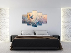 Tablou - Pajiște cu Fluture II (150x105 cm)