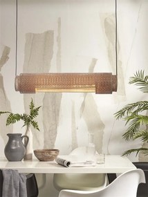 Lustra eco din bambus Bhutan cilinder 85cm, nat