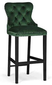 Scaun Bar Madame Verde/Negru BL78 L70 cm