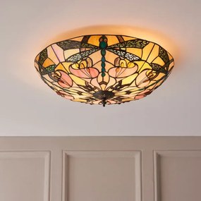Endon 63922 - Plafonieră Tiffany ASHTON, 2 x E27, 60 W, 230 V, Ø 45 cm