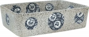 vidaXL Lavoar de blat, multicolor, 46x35,5x13 cm, ceramică, dreptunghi