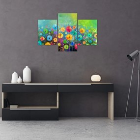 Tablou - Flori abstract (90x60 cm)