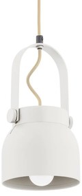 Pendul design modern LOGAN alb 14cm