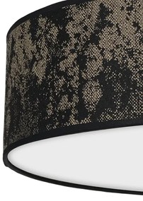 Plafonieră SATINO 3xE27/60W/230V neagră/aurie