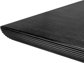 Masa Dining din Lemn, MDF furniruit, Gri Carbune, Winston 230x100cm