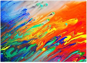 Tablou - Abstract colorat (70x50 cm)