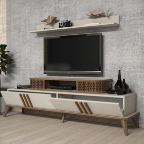Set Comoda TV si Masuta de Cafea Living Eylül Cream