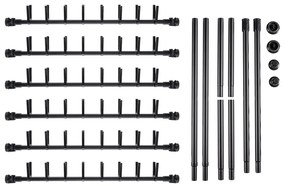 Pantofar negru telescopic din metal Herkules – Wenko