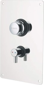 PRESS – Baterie pentru duș cu închidere automată & reglare a temperaturii BBH_048P Finisaj: Cromat 🚿✨