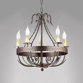 Lustra cu lant LOARA 10xE14/60W/230V