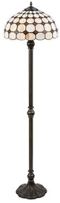 Brilagi - Lampă de podea Tiffany din vitralii DORAN 2xE27/60W/230V