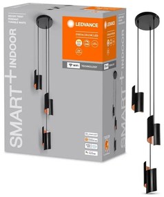 Lustră LED pe cablu dimabilă SMART+ DECOR 3xLED/8W/230V neagră Wi-Fi Ledvance
