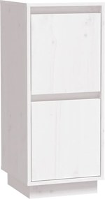 vidaXL Servantă, alb, 31,5x34x75 cm, lemn masiv de pin