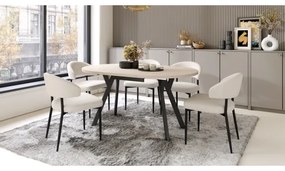 Masă de dining ARTUR bej/negru