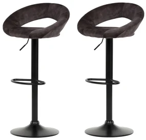 Set de scaune de bar AUB-822 BR4, 2 buc.