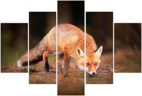 Tablou - Vulpe in pădure (150x105 cm)