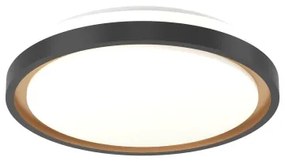 Eglo 300684-LED Plafonieră dimabilă LED RGBW MALERAMARA-Z LED/14W/230V negru/auriu + telecomandă
