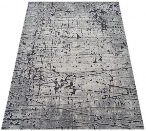 Covor gri abstract modern Lățime: 120 cm | Lungime: 170 cm