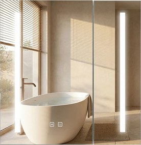 Dulap cu oglindă LED M1015-60 60x65