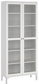 Vitrină albă 89x203 cm Roma – Tvilum