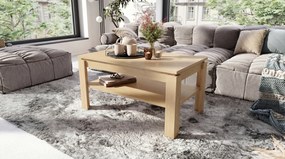 Mazzoni ASTI-R Stejar Oasis – MASĂ/MĂSUȚĂ CAFEA MODERNĂ CU BLAT EXTENSIBIL