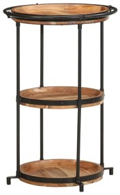 vidaXL Masă laterală, Ø55x83 cm, lemn masiv de acacia